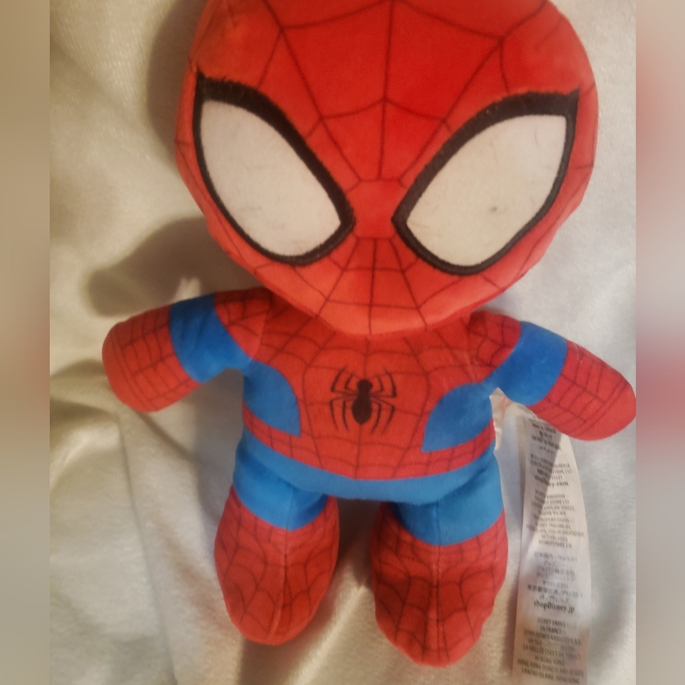 ADORABLE Marvel/Disney Spiderman 10" Plush Toy In EXCELLENT CONDITON